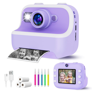 M8 48MP Dual-Objektiv Sofortbildkamera für Kinder, Mädchen und Jungen, Geschenk, Graffiti-Kreation, Lernspielzeug, unterstützt 32GB MP3-Musik - Product Image 1