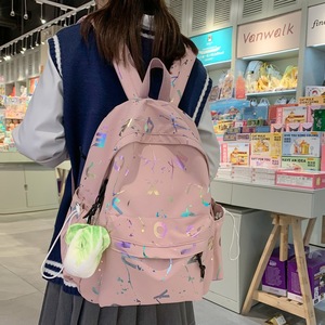 Nueva Mochila con Estampado de Letras, Mochila Pequeña y Versátil, Hermosa Mochila Escolar para Mujer, Mochila Escolar Grande para <span class=keywords><strong>Adolescentes</strong></span> - Product Image 2