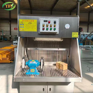 Table de polissage à aspiration automatique anti-explosion en acier galvanisé pour l'élimination de la poussière humide, le meulage et la soudure des métaux, avec filtre HEPA - Product Image 1