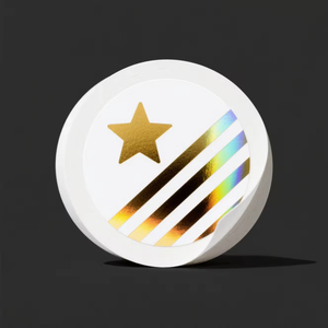 Paquete de Etiquetas Adhesivas con Logotipo Impreso Personalizado de Alta Calidad, Hoja de Etiquetas Brillantes, Autoadhesivas, Resistentes al Agua, de Vinilo, Troqueladas - Product Image 4