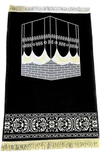Alta qualidade tapete muçulmano oração islâmica Turquia borla estilo Sajadah para Islmiac Soft oração Mats