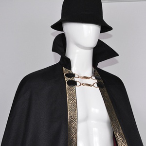 Capa <span class=keywords><strong>de</strong></span> Barón Vampiro para Disfraz <span class=keywords><strong>de</strong></span> Halloween, Disponible en Fábrica - Product Image 2