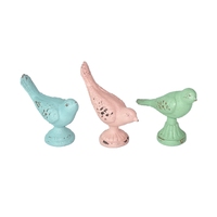 Vilead — Figurine d'oiseaux colorée en résine, 5 pouces, artisanat, Statue en polyrésine Antique