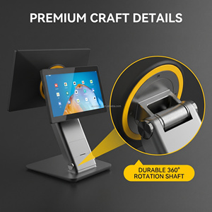 Terminale POS All-in-One con Schermo Touch da 15/17 Pollici, Registratore di Cassa <span class=keywords><strong>a</strong></span> Doppio Display per Negozi al Dettaglio, Minimarket e Hotel - Product Image 3