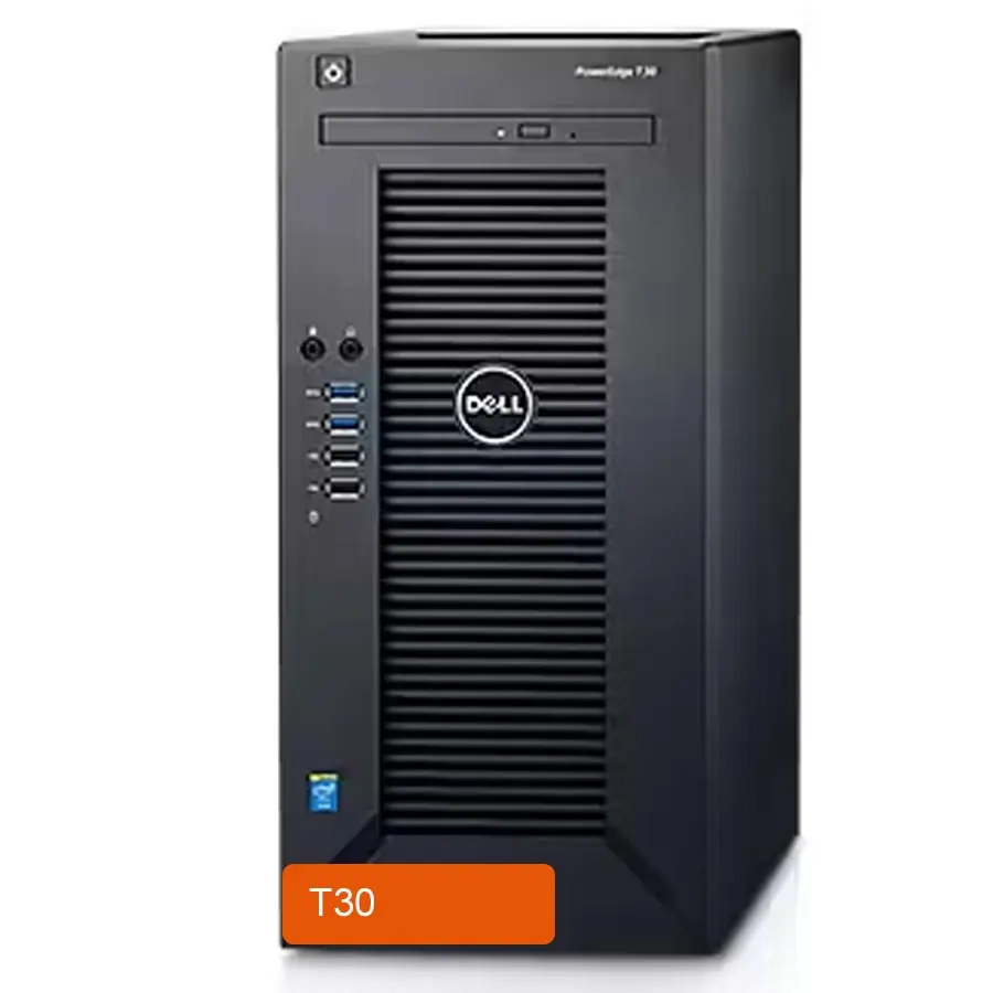 Dell Poweredge Server T30 baru Sata Dvd Rw digunakan Servidores menara Sever