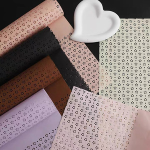 Papel de Regalo de Algodón con Diseño Floral 3D de Flores de Cerezo, Resistente al Agua, para Ramos de Flores Frescas, Venta al por Mayor para Floristas - Product Image 4