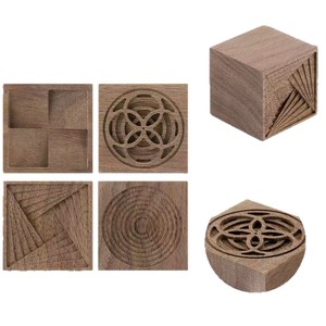 Diffuseur d'huiles essentielles en bois pour voiture, aromathérapie, diffuseur de parfum sans flamme pour sortie de climatisation en bois massif - Product Image 5