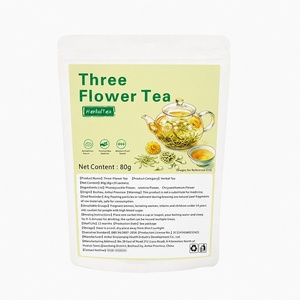 Tisane de fleurs mélangées à la chèvrefeuille, au jasmin et au chrysanthème, sachet individuel de tisane florale, vente en gros transfrontalière pour la santé - Product Image 6