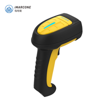 Lecteur de codes QR filaire industriel 1D 2D, conception robuste pour environnement d'entrepôt difficiles, décodage rapide, capteur CMOS, antistatique