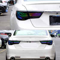Feux de jour à LED séquentiels Plug-and-Play pour voiture, feux arrière LED RGB modifiés pour Toyota Reiz Mark X 2010-2017