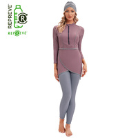 Maillot de bain musulman pour femmes, couverture complète, Hijab islamique, vêtements de plage