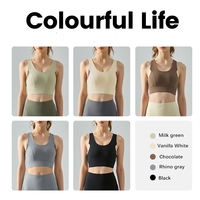 Soutien-gorge de sport pour femme Xsunwin, haute élasticité, haute résistance aux chocs, réglable, respirant, pour yoga, fitness, pilates, exercice WDS482