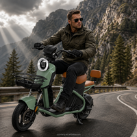 Scooter électrique 1000W, batterie lithium 48V 60V 72V, pneu à vide de 14 pouces, vélo électrique, écran numérique, frein à disque, double siège, pour les trajets en ville