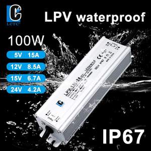 100w עמיד למים IP67 גבוהה מתח 220V אספקת חשמל 5v 12v 15v 24v שנאי LED נהג מיתוג אספקת חשמל - Product Image 2