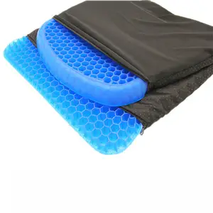 Factory Customization Tpr Gel Honeycomb Summer Cooling Car Seat Pad Cushion Easy To Clean Seat Cushions For Car