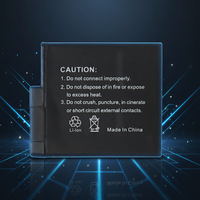 Batterie au lithium rechargeable en plastique noir de haute qualité AHDBT-501 1220mAh 5V avec garantie de 12 mois pour Hero 6/5