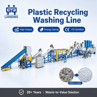 Ligne de recyclage de bouteilles PET par lavage à chaud 500-1000 kg/h, flocons PET haute pureté, certifiée CE, fabricant écoénergétique