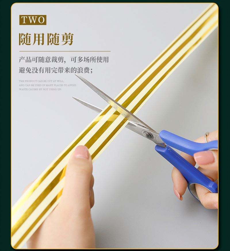 K2005 Beautiful Seam Wall Tile Decoration Self-adhesive Waterproof Wear ...