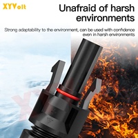 מתאם פוטו-וולטאי נקבה XYVolt חיצוני עמיד למים IP67 1000V (30A-60A) בעל התנגדות נמוכה מחומר בידוד PC PPO PV