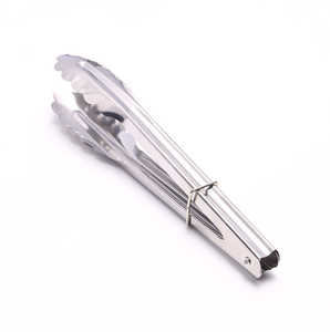 Pinzas para Alimentos Mini DFT23 de Acero Inoxidable, Antideslizantes, Resistentes al Calor, para Cocinar, Ensaladas, Asados y Barbacoa - Product Image 1