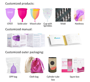 Sıcak satış dostu adet fincan en güvenilir tıbbi sınıf silikon dönemi bardak - Product Image 5