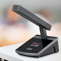 Système de Conférence Numérique Sans Fil avec Suivi de Caméra, Microphone de Président et de Délégué de Style Bureau, Réduction du Bruit, Conception Portable