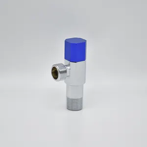 Brass Stop Check Core Valve With Red Aluminum Handle