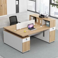 Poste de travail modulaire pour 2 personnes, station de travail pour le personnel, bureaux de travail, poste de travail pour 4 personnes