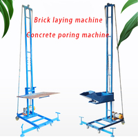 Plateforme élévatrice électrique à bas prix, capacité de charge de 400 kg, haute hauteur de levage, pour la pose de briques
