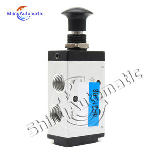 4R210-08 Mechanische handbediende trekventiel 3/<span class=keywords><strong>2</strong></span>-weg aluminium pneumatische handbediende klep pneumatische solenoïde directionele regelkleppen - Product Image 2
