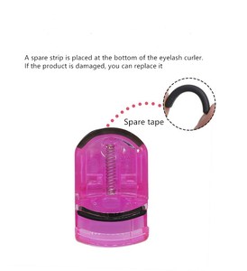 Vente en gros de recourbe-cils portables en plastique de qualité supérieure, outil de maquillage, mini recourbe-cils, 9 couleurs - Product Image 5