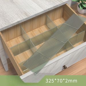 4PCS Clapboard <span class=keywords><strong>Tiroir</strong></span> Diviseur Partition Ménage Armoire de Rangement Combinaison Partition Sous-Vêtements Chaussettes <span class=keywords><strong>DIY</strong></span> Séparateur - Product Image 2