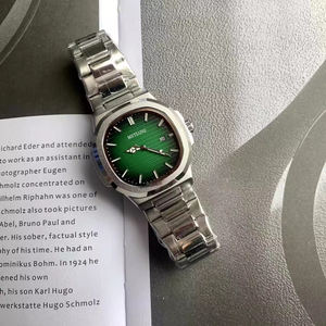 빈티지 클래식 남성 시계 2024 광동 남성 시계 제조 중국에서 럭셔리 남성 은빛 방수 아날로그 손목 시계 - Product Image 4