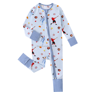 Nuovo Design all'ingrosso della fabbrica della cina vestiti del bambino stampa personalizzata Casual pagliaccetto Design primavera maniche lunghe abbigliamento morbido - Product Image 1