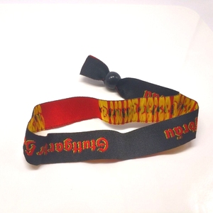 Bracelet tissé Offre Spéciale avec logo en tissu Bracelet de sport promotionnel Bracelet en polyester tissé réutilisable pour sangle d'événement - Product Image 5