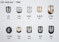 Ceinture de haute qualité Boucle de ceinture en alliage de zinc Vente de marque privée Boucle ardillon pour hommes