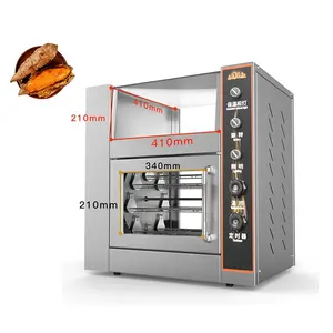 Gran oferta eléctrica comercial de acero inoxidable máquina tostadora de patatas dulces estufa de patatas horno de maíz