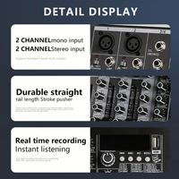 Console de mixage numérique stéréo 8 canaux TNH UX8 professionnelle audio, vidéo et éclairage, utilisée pour l'enregistrement, le DJ, le direct en ligne et le karaoké