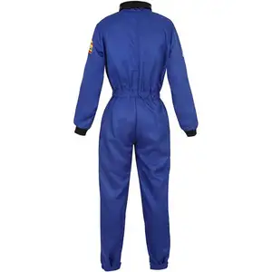 Adult Kids Astronaut Costume Space Suit Dress Up Costume