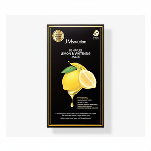 JM Solution Be Nature Lemon & Whitening Facial Mask Natural Ingredients for Brightening Skin - Product Image 2