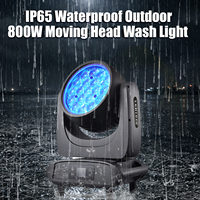 Luz móvil LED RGBW DMX512 4 en 1 de 19x40W IP65 a prueba de agua con zoom para escenario, DJ, discoteca y fiestas