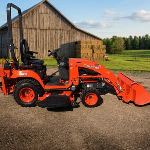 Tractor Agrícola BX25D de 55HP, 4x4, con Cargador Frontal, Transmisión Multifuncional, Motor Kohler, Alta Productividad - Product Image 3