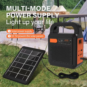 Nouveau design HS-2976 haut-parleur sans fil avec lumières alimenté par l'énergie solaire avec batterie Rechargeable, diffusion de musique en continu - Product Image 5