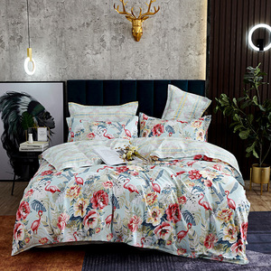 In Vua Kích thước sang trọng Comforter chăn giường bộ đồ giường Tấm đặt bán buôn Duvet bedding Set - Product Image 5
