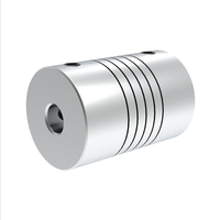 Coupleur Flexible en Aluminium, connecteur de 5x8mm à 8mm, moteur cannelure, accouplement d'arbre Flexible