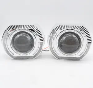 개조 부품 hid 프로젝터 렌즈 슈라우드 3 인치 프로젝터 장식 덮개 LED 각도 눈