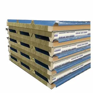 Pannelli di copertura isolati pannello a parete in alluminio pannello sandwich per tetto prezzo vendita all'ingrosso