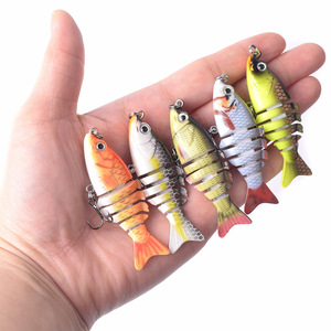 6cm 4.7g Mini Simulé Multi Section Poisson Route Sous-faux Appât Mandarin Poisson Perche Cassé Section Appât Naufrage Appâts De Pêche - Product Image 4