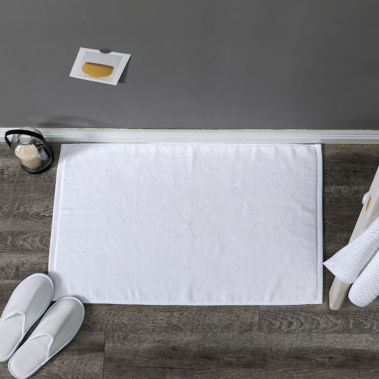 Easton, высокое качество, 100% хлопок, белая рельефная жаккардовая ткань для отелей, ванной, Противоскользящий коврик для ванной