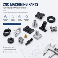 Pièces usinées CNC en aluminium haute performance 7075 avec revêtement en téflon, fabricant de composants de précision sur mesure pour l'aérospatiale et la robotique